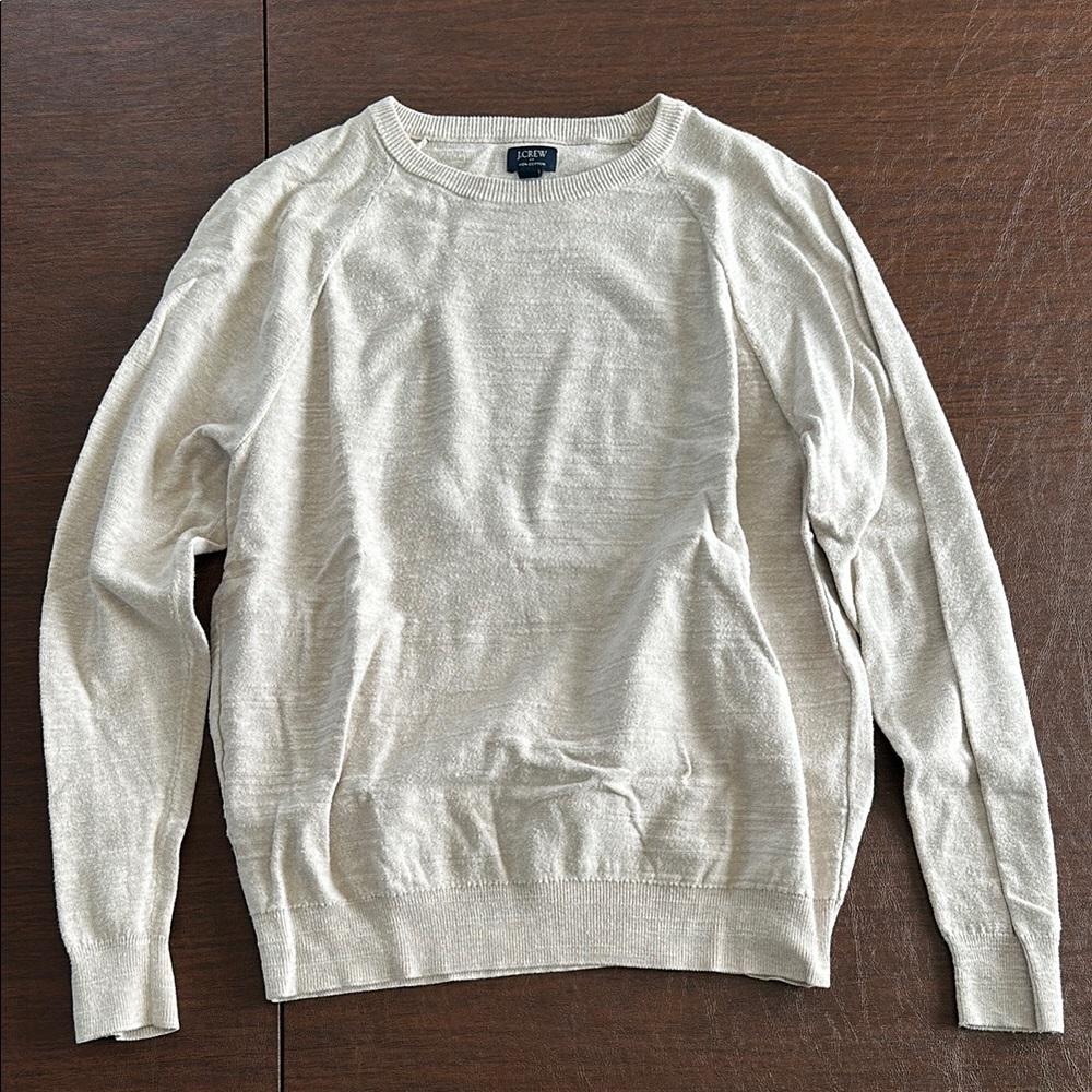 J. Crew Men's Cream Sweater